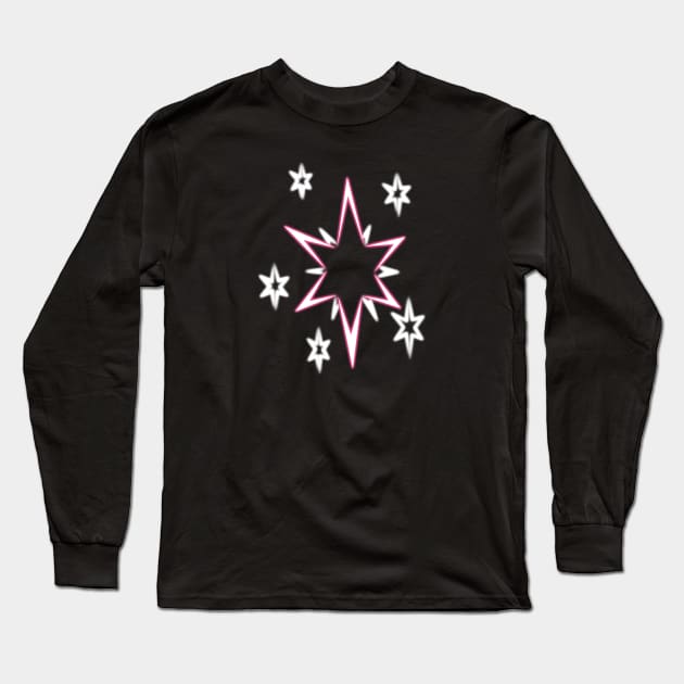 Neon Cutie Mark - Twilight Sparkle Long Sleeve T-Shirt by Brony Designs